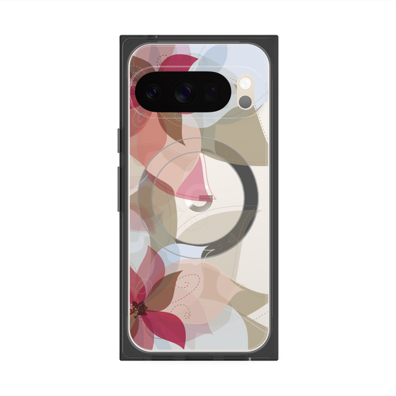 Premium Square Case with Pixelsnap［ Chiffon Flower ］