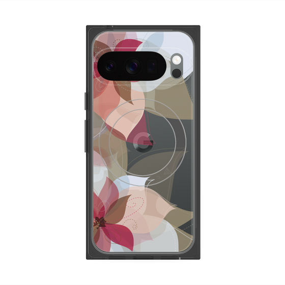 Premium Square Case with Pixelsnap［ Chiffon Flower ］