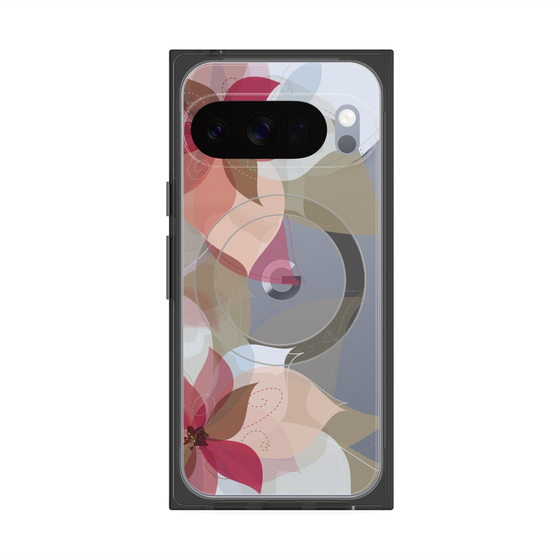Premium Square Case with Pixelsnap［ Chiffon Flower ］