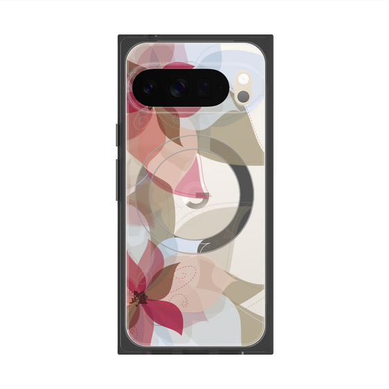 Premium Square Case with Pixelsnap［ Chiffon Flower ］