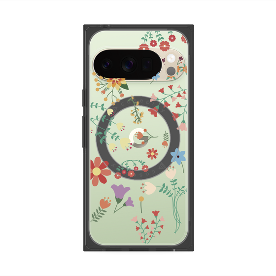Premium Square Case with Pixelsnap［ Cute Floral Pattern ］