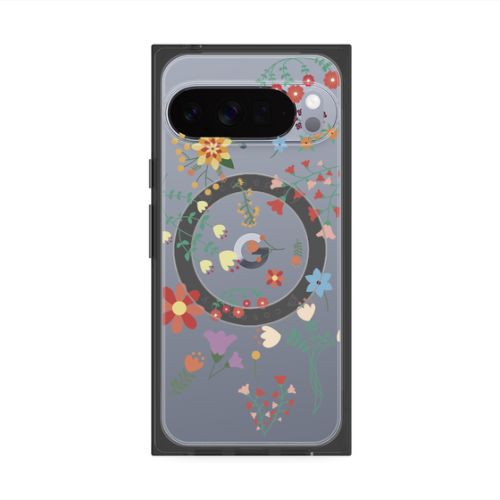 Premium Square Case with Pixelsnap［ Cute Floral Pattern ］
