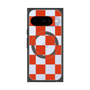 Premium Square Case with Pixelsnap［ Ichimatsu Pattern - Red ］
