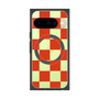 Premium Square Case with Pixelsnap［ Ichimatsu Pattern - Red ］