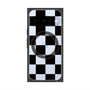 Premium Square Case with Pixelsnap［ Ichimatsu Pattern - Black ］