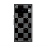 Premium Square Case with Pixelsnap［ Ichimatsu Pattern - Black ］