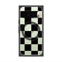 Premium Square Case with Pixelsnap［ Ichimatsu Pattern - Black ］