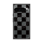 Premium Square Case with Pixelsnap［ Ichimatsu Pattern - Black ］
