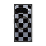 Premium Square Case with Pixelsnap［ Ichimatsu Pattern - Black ］