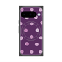 Premium Square Case with Pixelsnap［ Watercolor Dots Retro Color - Purple ］