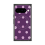 Premium Square Case with Pixelsnap［ Watercolor Dots Retro Color - Purple ］