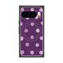 Premium Square Case with Pixelsnap［ Watercolor Dots Retro Color - Purple ］