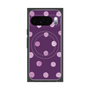Premium Square Case with Pixelsnap［ Watercolor Dots Retro Color - Purple ］