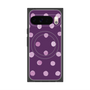 Premium Square Case with Pixelsnap［ Watercolor Dots Retro Color - Purple ］
