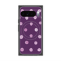 Premium Square Case with Pixelsnap［ Watercolor Dots Retro Color - Purple ］