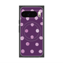 Premium Square Case with Pixelsnap［ Watercolor Dots Retro Color - Purple ］
