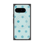 Premium Square Case with Pixelsnap［ Watercolor Dots Retro Color - Light Blue ］