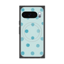Premium Square Case with Pixelsnap［ Watercolor Dots Retro Color - Light Blue ］