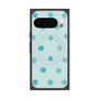 Premium Square Case with Pixelsnap［ Watercolor Dots Retro Color - Light Blue ］