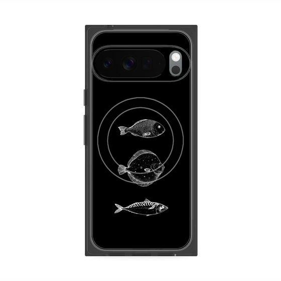 Premium Square Case with Pixelsnap［ Coexist No.1 - Black ］