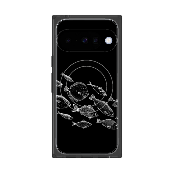 Premium Square Case with Pixelsnap［ Coexist No.2 - Black ］