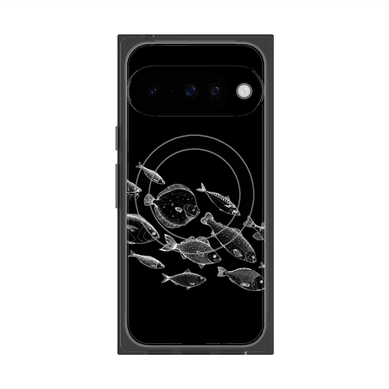 Premium Square Case with Pixelsnap［ Coexist No.2 - Black ］