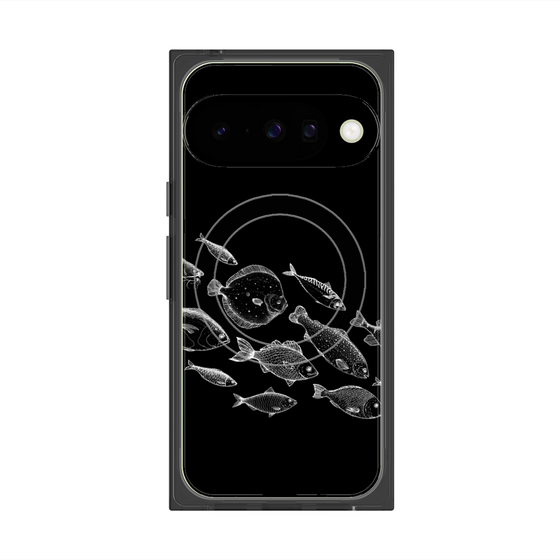 Premium Square Case with Pixelsnap［ Coexist No.2 - Black ］
