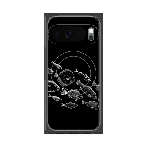 Premium Square Case with Pixelsnap［ Coexist No.2 - Black ］