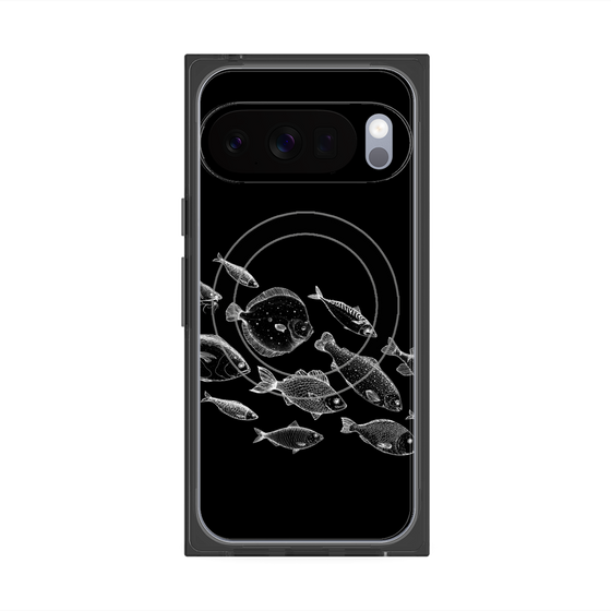 Premium Square Case with Pixelsnap［ Coexist No.2 - Black ］