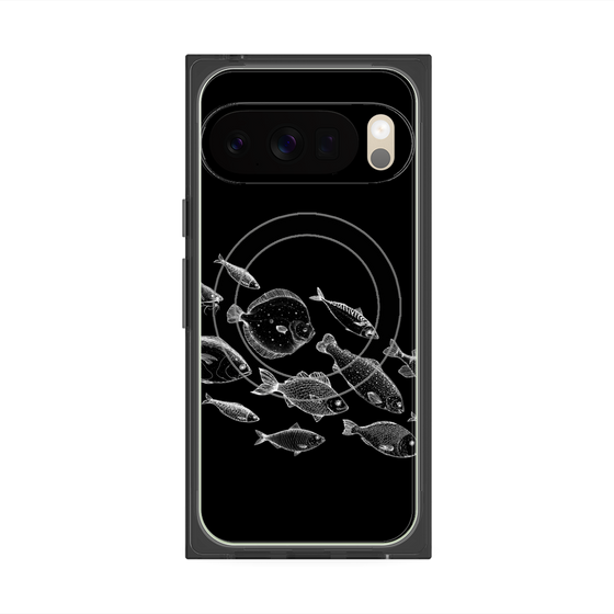 Premium Square Case with Pixelsnap［ Coexist No.2 - Black ］