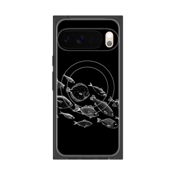 Premium Square Case with Pixelsnap［ Coexist No.2 - Black ］