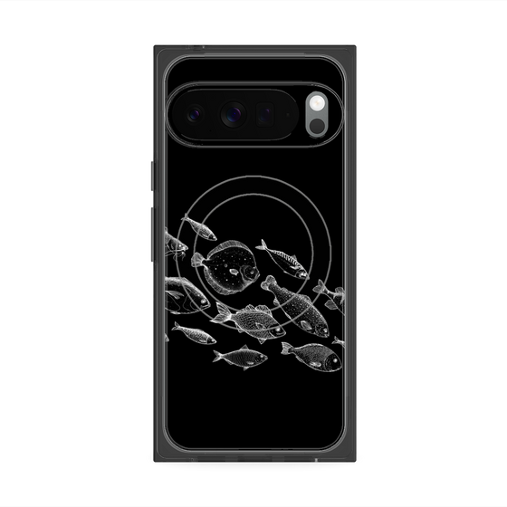 Premium Square Case with Pixelsnap［ Coexist No.2 - Black ］