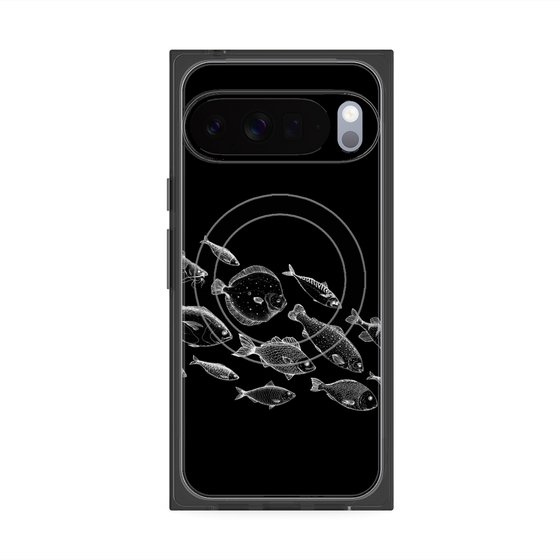Premium Square Case with Pixelsnap［ Coexist No.2 - Black ］