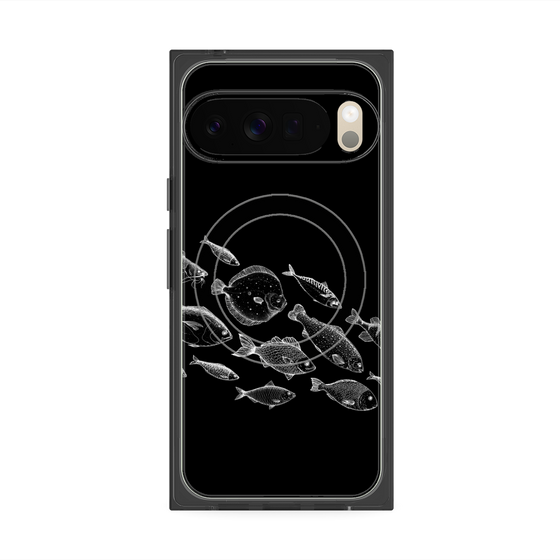 Premium Square Case with Pixelsnap［ Coexist No.2 - Black ］