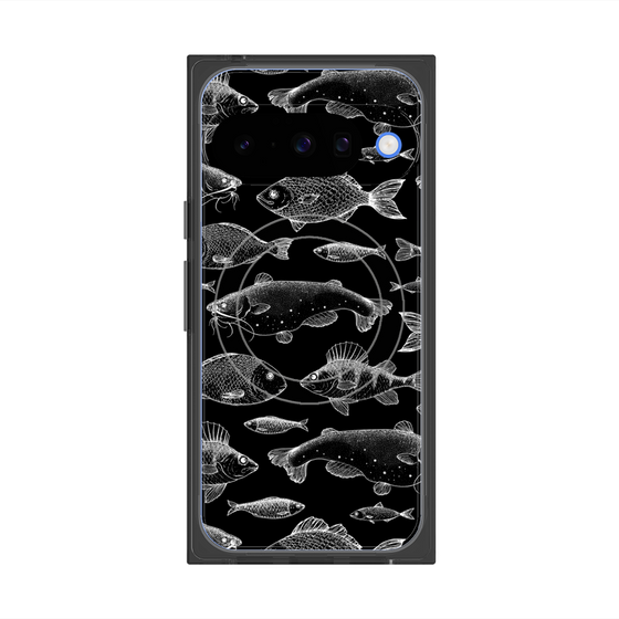 Premium Square Case with Pixelsnap［ Coexist No.3 - Black ］