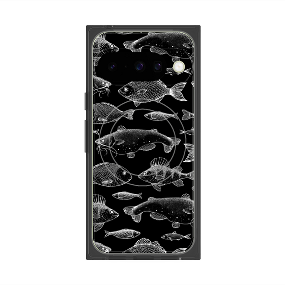 Premium Square Case with Pixelsnap［ Coexist No.3 - Black ］