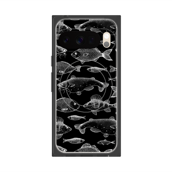 Premium Square Case with Pixelsnap［ Coexist No.3 - Black ］