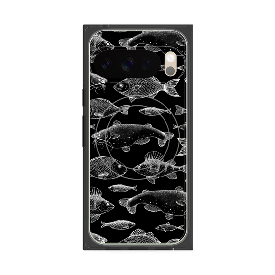 Premium Square Case with Pixelsnap［ Coexist No.3 - Black ］