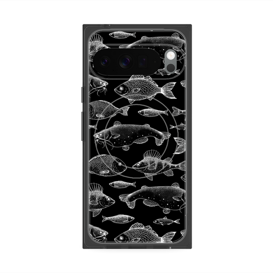 Premium Square Case with Pixelsnap［ Coexist No.3 - Black ］