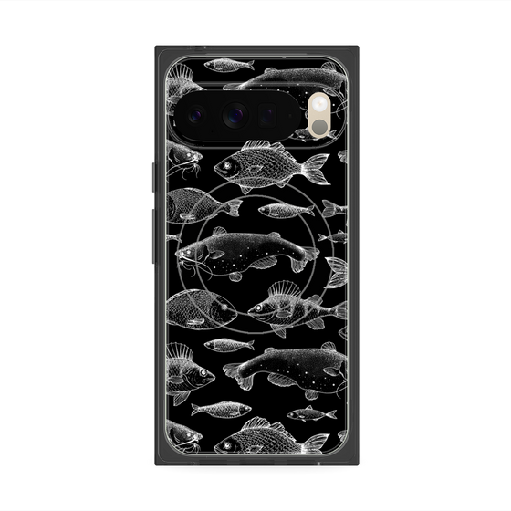 Premium Square Case with Pixelsnap［ Coexist No.3 - Black ］