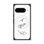 Premium Square Case with Pixelsnap［ Dinosaurs No.1 - White ］