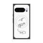 Premium Square Case with Pixelsnap［ Dinosaurs No.1 - White ］