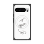 Premium Square Case with Pixelsnap［ Dinosaurs No.1 - White ］