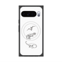 Premium Square Case with Pixelsnap［ Dinosaurs No.1 - White ］