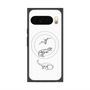 Premium Square Case with Pixelsnap［ Dinosaurs No.1 - White ］
