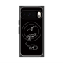 Premium Square Case with Pixelsnap［ Dinosaurs No.1 - Black ］