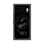 Premium Square Case with Pixelsnap［ Dinosaurs No.1 - Black ］