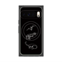 Premium Square Case with Pixelsnap［ Dinosaurs No.1 - Black ］