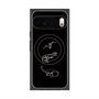Premium Square Case with Pixelsnap［ Dinosaurs No.1 - Black ］