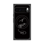Premium Square Case with Pixelsnap［ Dinosaurs No.1 - Black ］